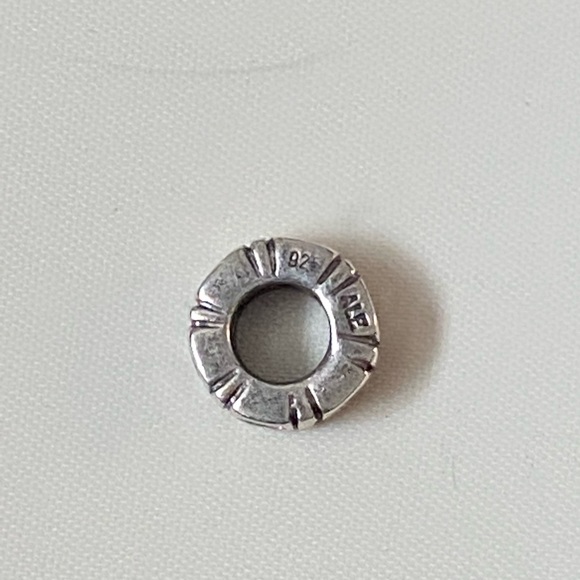 PINK TRINITY SPACER Authentic Pandora Sterling Silver With CZ Charm 925 ALE - Picture 7 of 7